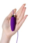 Фиолетовое узенькое виброяйцо с пультом управления A-Toys Cony, работающее от USB фото 3 — pink-kiss