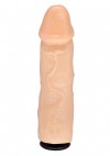 Телесная насадка в виде фаллоса с отверстием под плуг - 15,5 см. фото 3 — pink-kiss