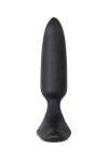 Черная анальная вибропробка HUSH 2 Size XS - 12,1 см. фото 4 — pink-kiss