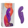 Фиолетовый вибратор-кролик Stella Liquid Silicone Dual Pleaser - 17,25 см. фото 2 — pink-kiss