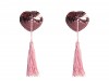 Розовые пэстисы-сердечки Gipsy с кисточками фото 2 — pink-kiss