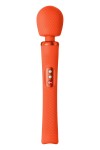 Оранжевый вибромассажер Vim Vibrating Wand - 31,3 см. фото 1 — pink-kiss