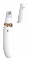 Белый вибромассажер MIISS CC с мембранным стимулятором - 18,5 см. фото 3 — pink-kiss