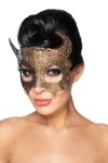Золотистая карнавальная маска "Альнаир" фото 1 — pink-kiss