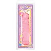 Розовый прозрачный гелевый фаллоимитатор Сristal Jellies - 20 см. фото 2 — pink-kiss
