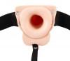 Полый страпон с вибрацией Vibrating Strap-On Sleeve - 17,5 см. фото 6 — pink-kiss