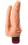 Анально-вагинальный вибромассажёр с шипами для массажа клитора - 17 см. фото 1 — pink-kiss