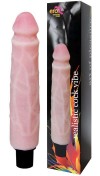 Вибратор Realistic Cock Vibe телесного цвета - 25,5 см. фото 2 — pink-kiss