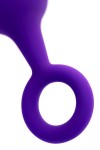 Фиолетовая анальная втулка с ограничительным колечком - 11,5 см. фото 9 — pink-kiss