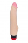 Вибромассажёр HUMAN STYLE 7,3" с бугорком - 18,5 см. фото 1 — pink-kiss