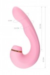 Нежно-розовый многофункциональный стимулятор клитора Juna - 15 см. фото 12 — pink-kiss