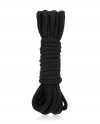 Черная хлопковая веревка для бондажа - 5 м. фото 1 — pink-kiss