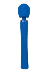 Синий вибромассажер Vim Vibrating Wand - 31,3 см. фото 4 — pink-kiss