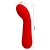 Красный гнущийся вибратор Faun - 15 см. фото 4 — pink-kiss