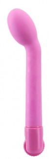 Розовый вибратор G-SPOT для точки G - 19 см. фото 1 — pink-kiss