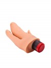 Двойной анально-вагинальный гелевый вибратор - 17 см. фото 6 — pink-kiss