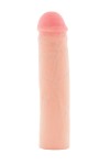 Фаллическая насадка телесного цвета XLover - 18 см. фото 2 — pink-kiss