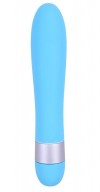 Голубой классический вибратор Precious Passion Vibrator - 17 см. фото 1 — pink-kiss