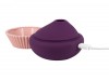Фиолетовый вакуум-волновой вибратор в форме капкейка фото 5 — pink-kiss