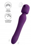 Фиолетовый универсальный стимулятор Kisom - 24 см. фото 1 — pink-kiss