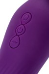 Фиолетовый универсальный стимулятор Kisom - 24 см. фото 13 — pink-kiss