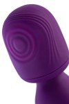 Фиолетовый универсальный стимулятор Kisom - 24 см. фото 14 — pink-kiss