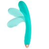 Зеленый гибкий вибратор Cloud 9 G-Spot Slim Flexible Vibrator - 16 см. фото 3 — pink-kiss