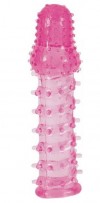 Розовая насадка с нежными шипами - 13,5 см. фото 1 — pink-kiss