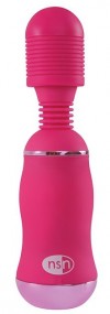 Ярко-розовый вибромассажер с усиленной вибрацией BoomBoom Power Wand фото 1 — pink-kiss