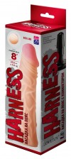 Насадка на пояс Harness RED LINE - 21,5 см. фото 2 — pink-kiss