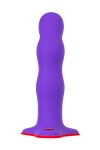 Фиолетовый фаллоимитатор Stubs Bouncer - 18,5 см. фото 1 — pink-kiss