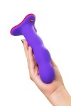 Фиолетовый фаллоимитатор Stubs Bouncer - 18,5 см. фото 5 — pink-kiss