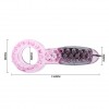 Нежно-розовое эрекционное кольцо с вибратором фото 3 — pink-kiss