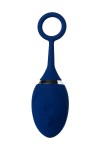 Синяя анальная вибровтулка OPlay Unico с пультом ДУ - 13,5 см. фото 5 — pink-kiss