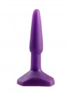 Фиолетовый анальный стимулятор Small Anal Plug Purple - 12 см. фото 1 — pink-kiss