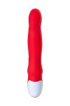 Красный вибратор Redli с двигающейся головкой - 21 см. фото 4 — pink-kiss