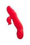 Красный вибратор Redli с двигающейся головкой - 21 см. фото 6 — pink-kiss