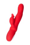 Красный вибратор Redli с двигающейся головкой - 21 см. фото 7 — pink-kiss