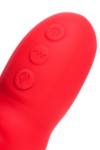Красный вибратор Redli с двигающейся головкой - 21 см. фото 14 — pink-kiss