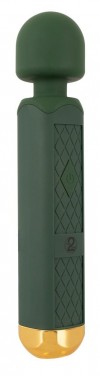 Зеленый wand-вибромассажер Luxurious Wand Massager - 22,2 см. фото 1 — pink-kiss