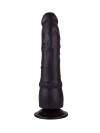 Чёрный фаллоимитатор на присоске - 19,3 см. фото 3 — pink-kiss