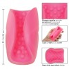 Розовый рельефный мастурбатор Beaded Grip фото 4 — pink-kiss