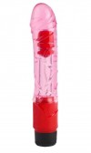 Розовый вибратор-реалистик 9 Inch Realistic Vibe - 22,3 см. фото 1 — pink-kiss