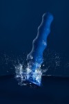 Синяя анальная вибровтулка OPlay Wave с пультом ДУ - 15,5 см. фото 17 — pink-kiss