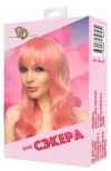 Розовый парик "Сэкера" фото 3 — pink-kiss