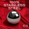 Серебристые вагинальные шарики Stainless Steel Kegel Balls фото 4 — pink-kiss