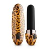 Леопардовый вибромассажер-помада Asha Lipstick Vibrator - 10 см. фото 1 — pink-kiss