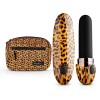 Леопардовый вибромассажер-помада Asha Lipstick Vibrator - 10 см. фото 2 — pink-kiss