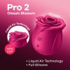 Малиновый вакуум-волновой стимулятор Pro 2 Classic Blossom фото 3 — pink-kiss