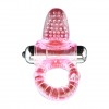 Эрекционное кольцо с вибростимулятором клитора в форме язычка фото 1 — pink-kiss